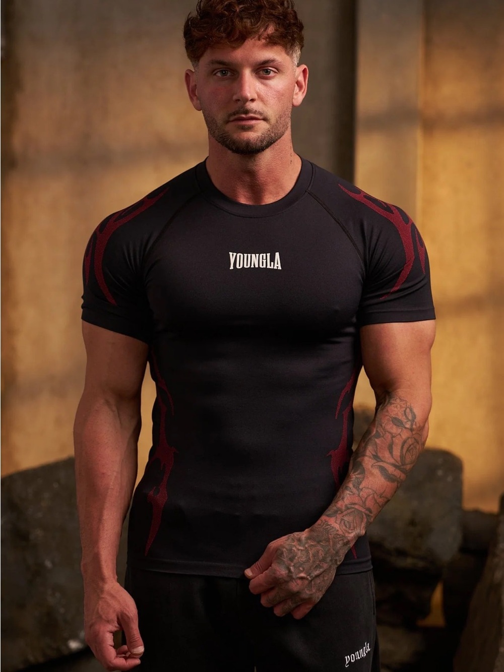 YoungLA 4067-gothic compression tee